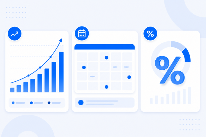 Financial calculators for investments and loans